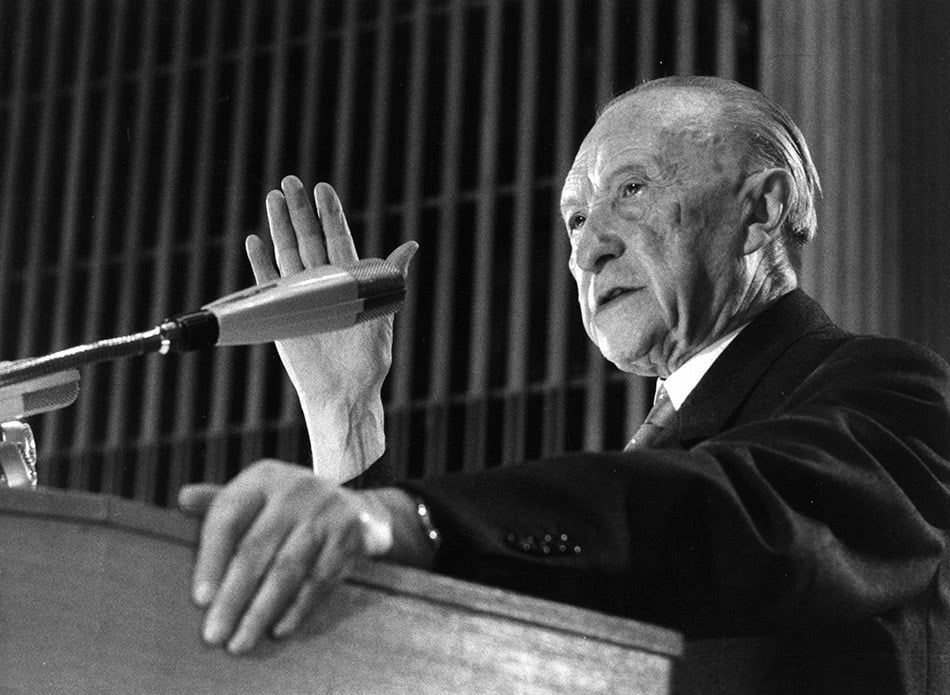 Adenauer y 67 años de una nueva Alemania