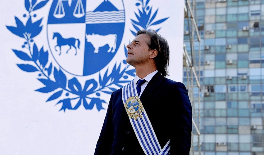 Presidente Luis Lacalle Pou en ceremonia de asunción. Montevideo, 1 de marzo de 2020 | Foto: Presidencia de la República, Uruguay