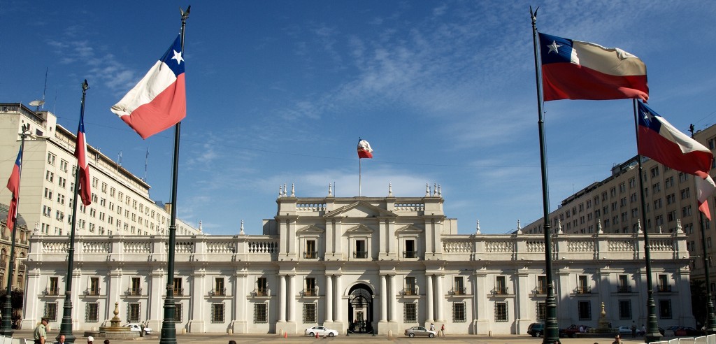 Palacio de La Moneda, gobierno de Chile. Fuente: Flickr