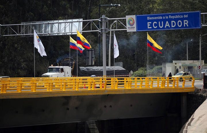 Frontera Ecuador-Colombia. Cortesía Presidencia de la República del Ecuador.