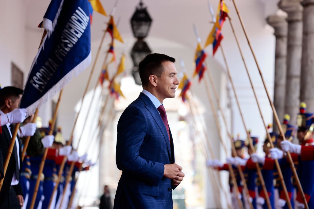 Presidente electo Daniel Noboa