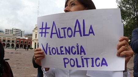 Basta de violencia política
