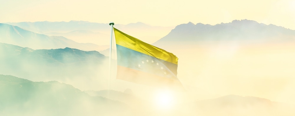Bandera nacional de Venezuela. Fuente: Shutterstock