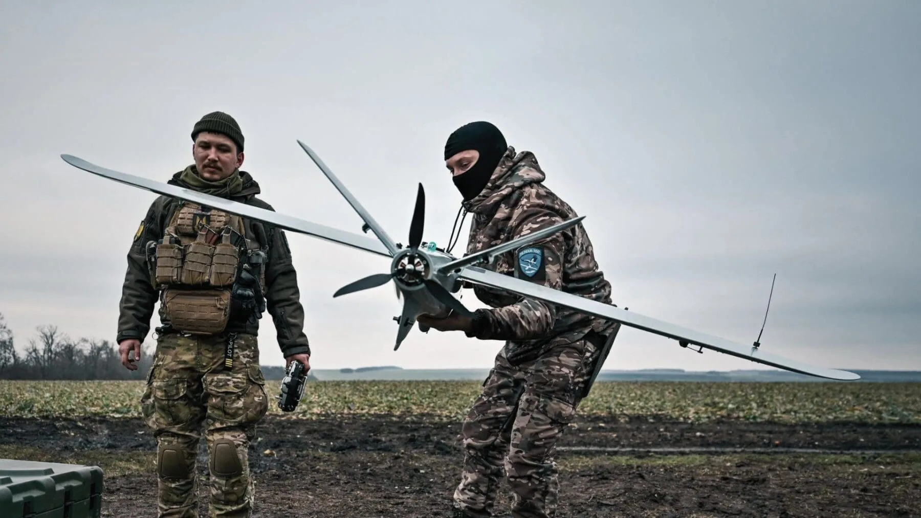 Programación de drones de combate. Fuente: Smoliyenko Dmytro/Ukrinform/ABACA