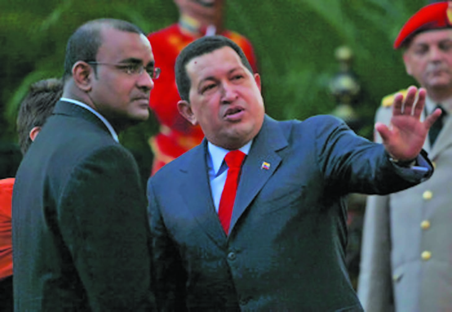 Venezuela y Guyana, Hugo Chávez Frías y Bharrat Jagdeo. Chavez visita Guyana en 2004. Conflicto por el Esequibo. 