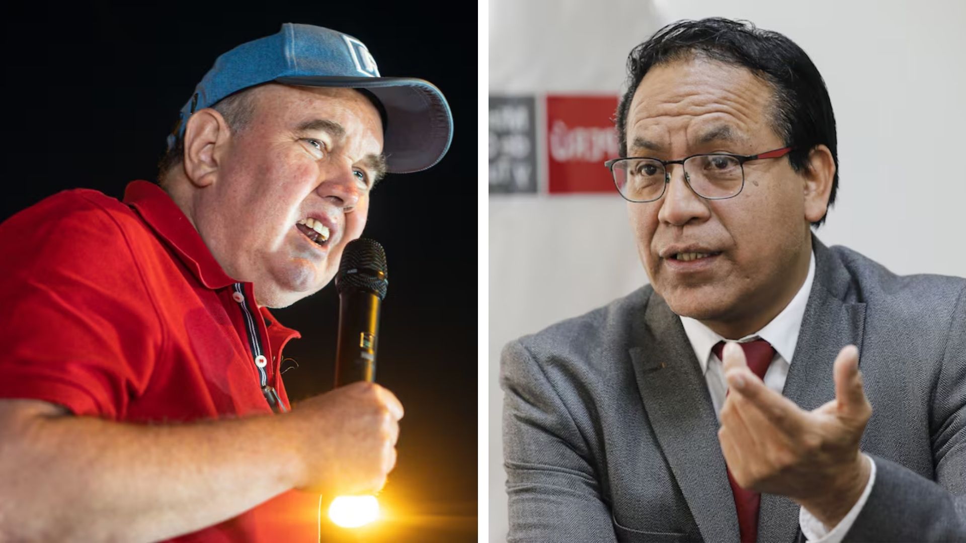 Rafael López Aliaga y Roberto Sánchez.