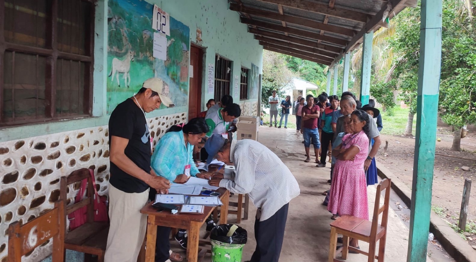 Jornada de votación en La Paz, elecciones regionales en Bolivia 2026. Fuente: Tribunal Supremo Electoral