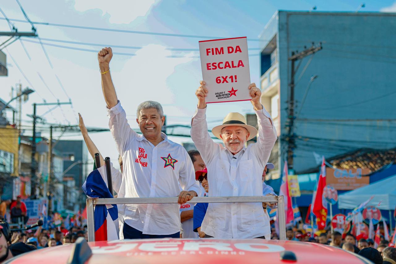 Lula en campaña por cambiar la escala 6x1. Foto: X de Lula da Silva