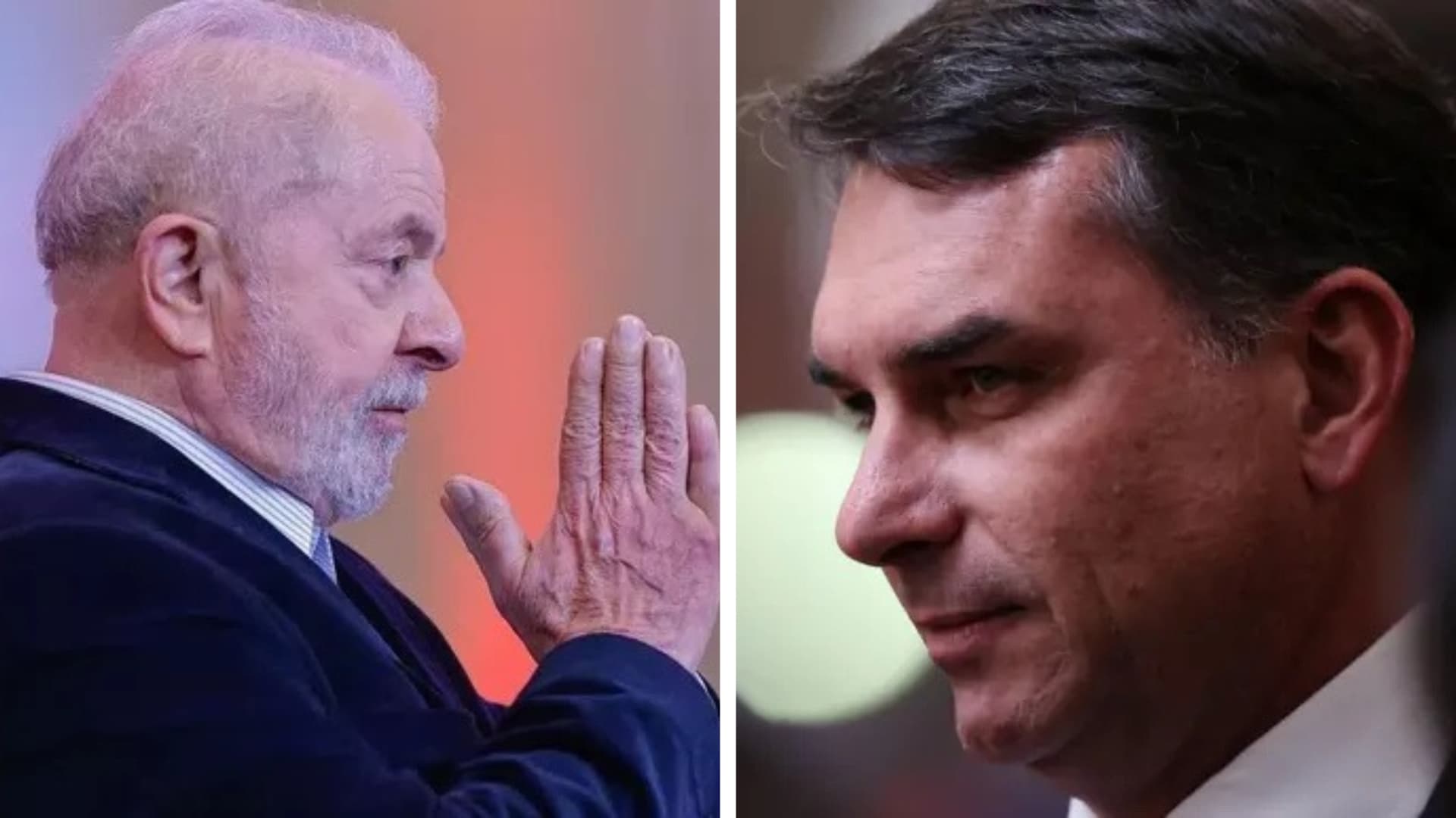 Flávio Bolsonaro versus Lula da Silva